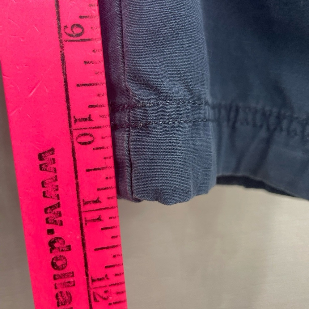 Eddie Bauer Blue Drawstring Hem‎ Cargo  Mercer Fit Bermuda Shorts Petite 2 - Picture 5 of 11